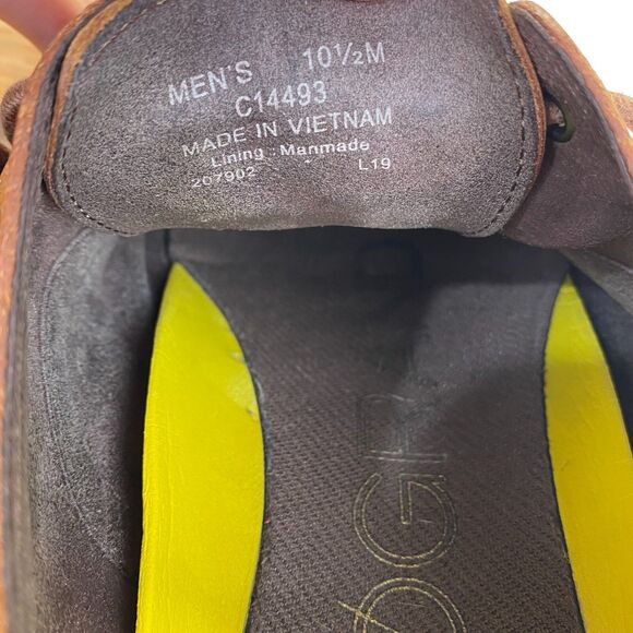 Cole Haan Zerogrand Men’s Size 10.5 M Brown Leather Wingtip Oxford Shoes C14493 - Picture 4 of 16